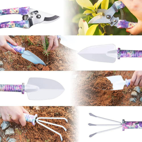 5 piece gardening tool set – view 2