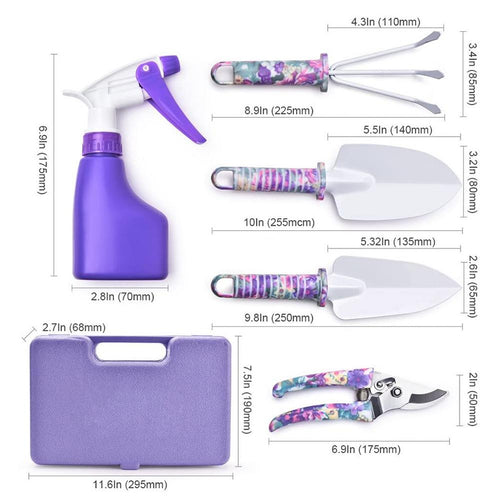 5 piece gardening tool set