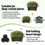 Green Fingers 5-Tier Vertical Garden Planter with Wheels – Grey
