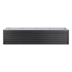 Green Fingers 2-in-1 Galvanised Raised Garden Bed, 320 x 80 x 77 cm – Grey