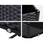 Green Fingers Raised Planter Box 40 x 40 x 23 cm – Brown