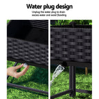 Green Fingers Raised Planter Box 40 x 40 x 23 cm – Brown