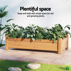 Green Fingers Wooden Planter Box on Legs, 65 x 33 x 16 cm