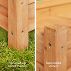 Green Fingers Wooden Planter Box on Legs, 65 x 33 x 16 cm