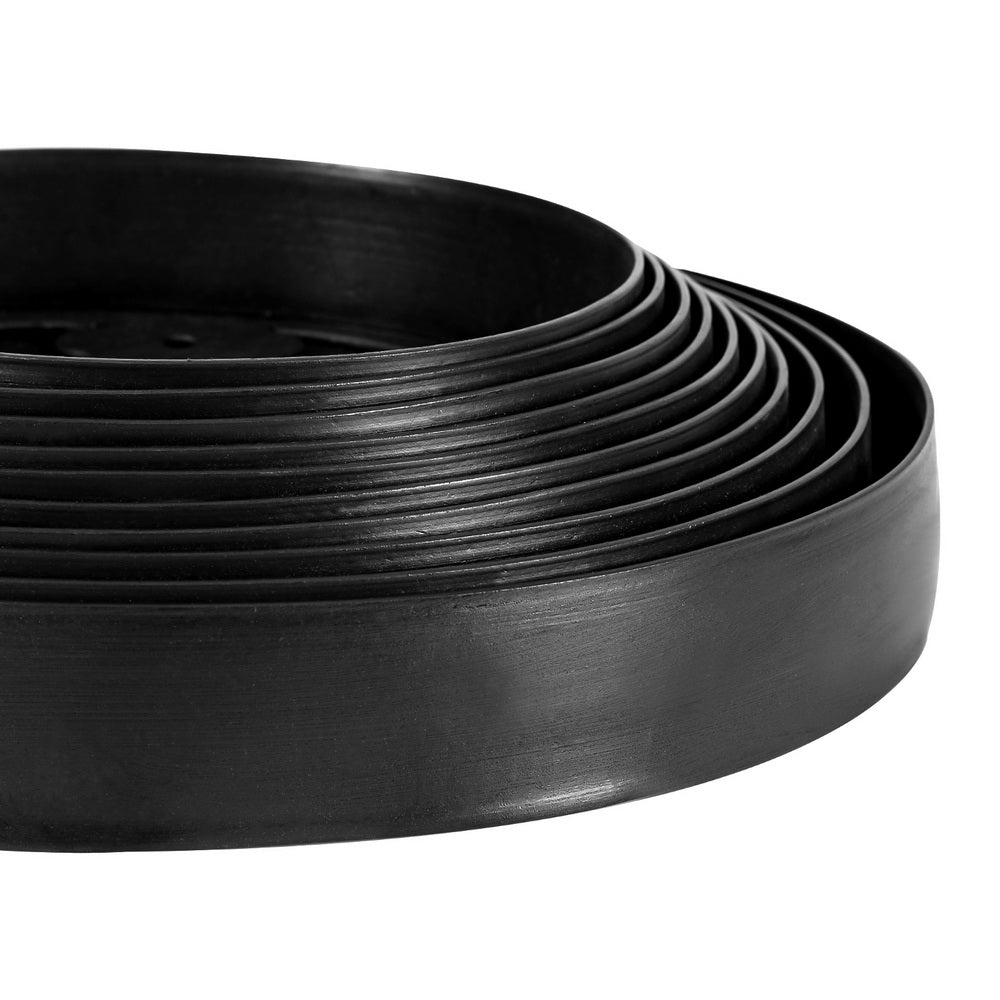 Green Fingers Lawn Edging 5 cm x 10 m, 2 Rolls – Black