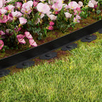 Green Fingers Lawn Edging 5 cm x 10 m, 2 Rolls – Black