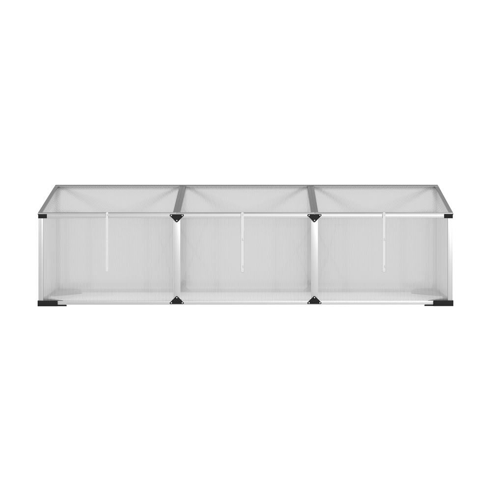 Green Fingers Aluminium Cold Frame 180 x 50 x 50 cm – Polycarbonate