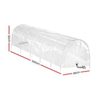 Green Fingers Garden Tunnel Cloche 300 x 45 x 30 cm, 2 Pack – Clear PVC