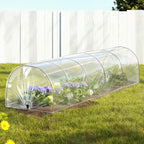 Green Fingers Garden Tunnel Cloche 300 x 45 x 30 cm, 2 Pack – Clear PVC