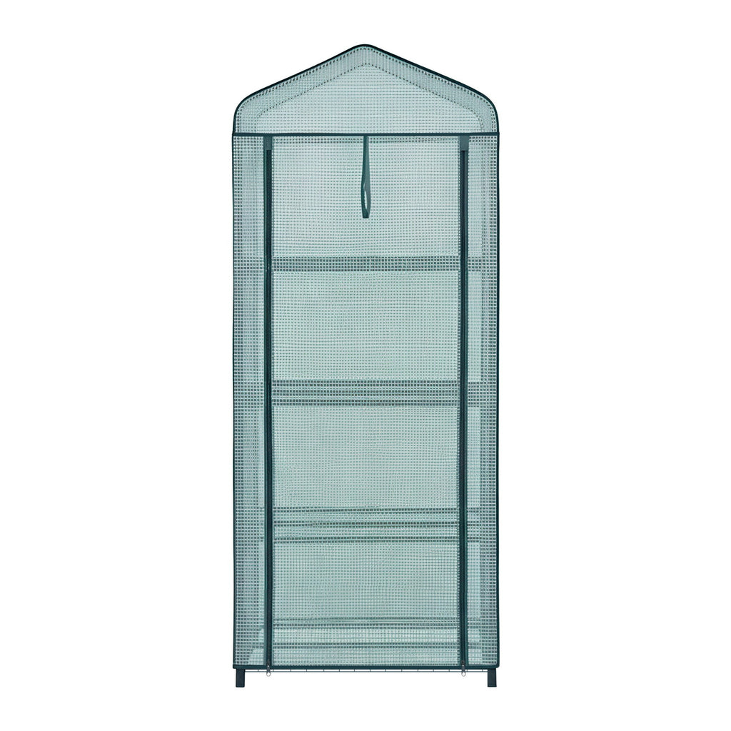 Green Fingers 4-Tier Mini Greenhouse 160 cm – Green PE