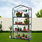 Green Fingers 4-Tier Mini Greenhouse 160 cm – Clear PVC