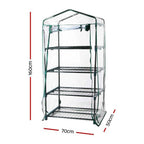 Green Fingers 4-Tier Mini Greenhouse 160 cm – Clear PVC