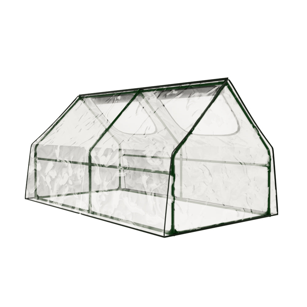 Green Fingers Tunnel Greenhouse 180 x 90 x 90 cm – Clear PVC