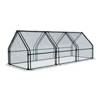 Green Fingers Tunnel Greenhouse 270 x 92 x 92 cm – Clear PVC