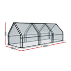 Green Fingers Tunnel Greenhouse 270 x 92 x 92 cm – Clear PVC