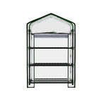 Green Fingers 3-Tier Mini Greenhouse 128 cm – Clear PVC