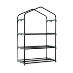 Green Fingers 3-Tier Mini Greenhouse 128 cm – Clear PVC