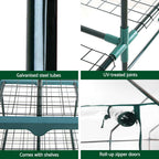 Green Fingers 3-Tier Mini Greenhouse 128 cm – Clear PVC