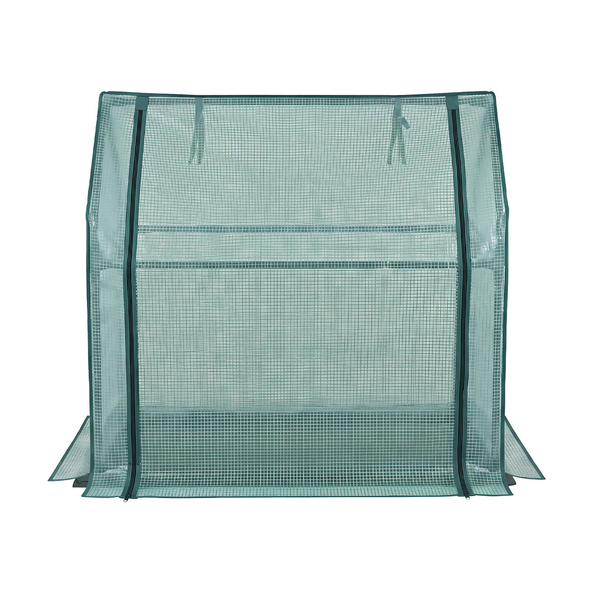 Green Fingers Mini Greenhouse 91 x 46 x 84 cm – Green PE