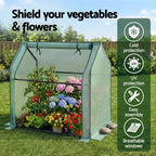 Green Fingers Mini Greenhouse 91 x 46 x 84 cm – Green PE