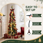 Pop-Up Christmas Tree, 160 cm Pre-Decorated – Jingle Jollys