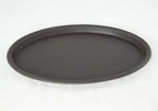 Oval Bonsai Humidity Drip Tray, 32 x 22 cm – Brown