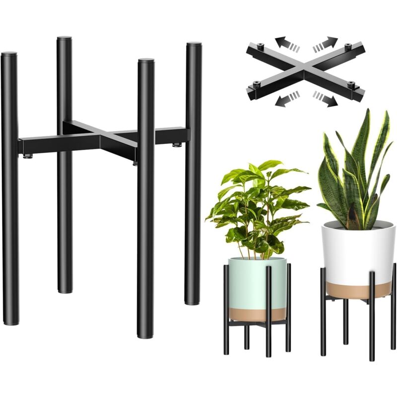 Adjustable Metal Plant Stand for 20–30 cm Pots