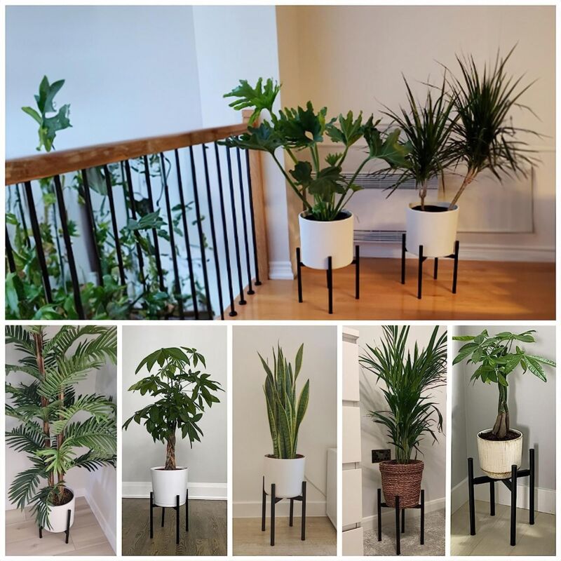 Adjustable Metal Plant Stand for 20–30 cm Pots