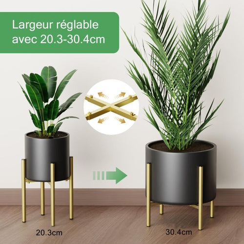 Adjustable Metal Plant Stand for 20–30 cm Pots (Value)
