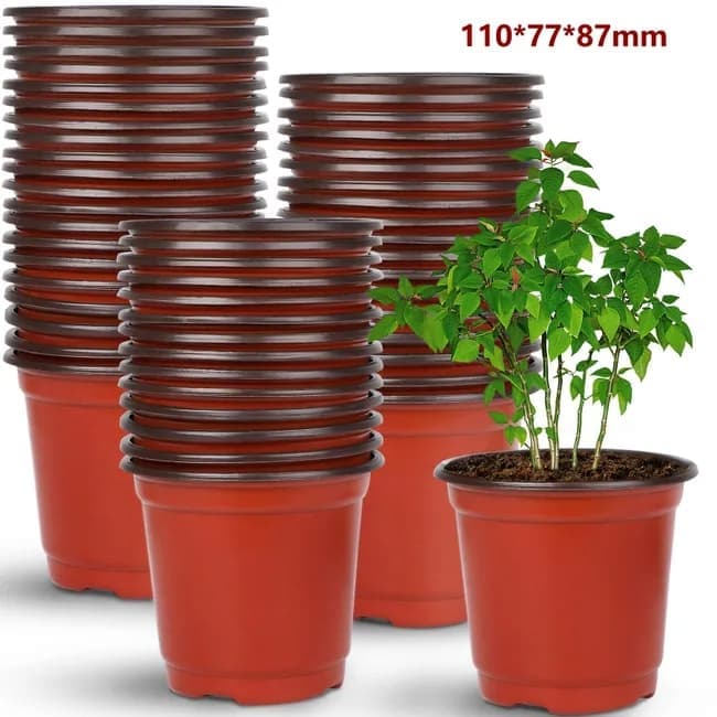 Soft Plastic Nursery Pots, 110 mm – 100 Pack