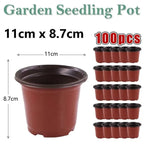 Soft Plastic Nursery Pots, 110 mm – 100 Pack