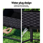 Square Raised Garden Bed Planter Box, 40 x 40 x 23 cm