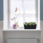 Rectangular Balcony Planters with Drip Tray, 30 cm – 3 Pack