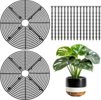 Pet-Proof Plant Pot Grid Covers, 30 cm – Set of 2 (Alt.)