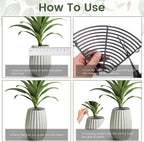 Pet-Proof Plant Pot Grid Covers, 30 cm – Set of 2 (Alt.)