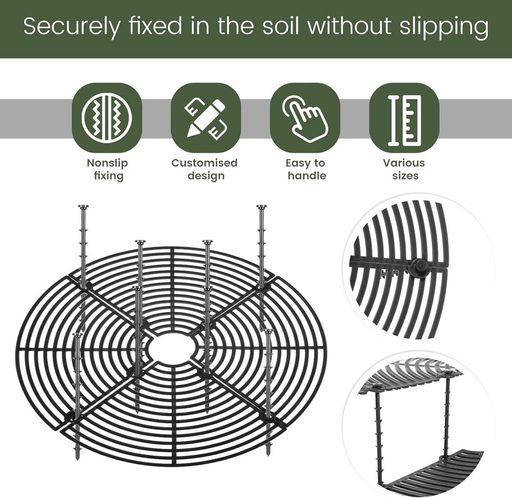 Pet-Proof Plant Pot Grid Covers, 30 cm – Set of 2 (Alt.)