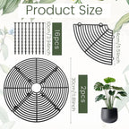 Pet-Proof Plant Pot Grid Covers, 30 cm – Set of 2 (Alt.)