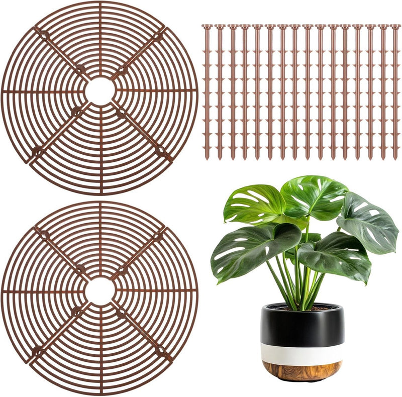 Pet-Proof Plant Pot Grid Covers, 30 cm – Set of 2
