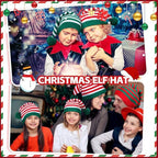Assorted Santa Hats, 3 Styles, One Size – Pack of 6