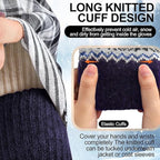Knitted Winter Gloves, Unisex Style C – 3 Pairs