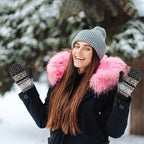 Knitted Winter Gloves, Unisex Style C – 3 Pairs
