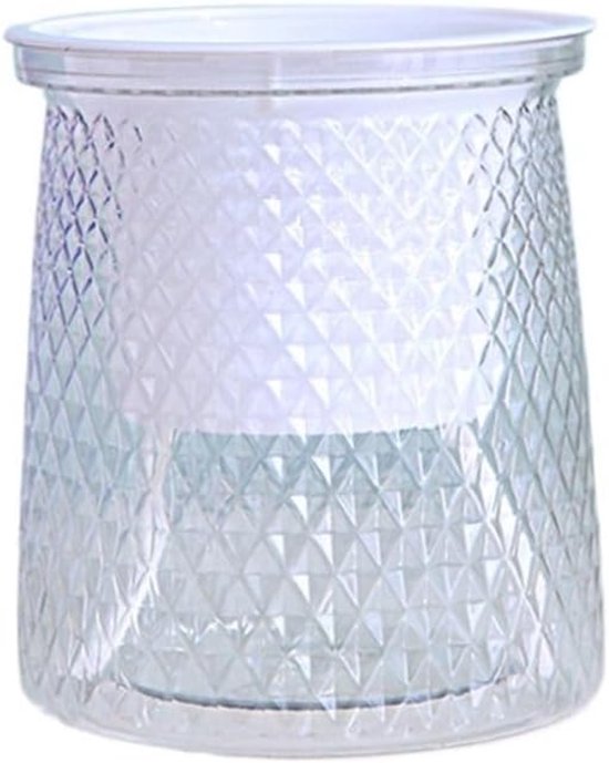 Self-Watering Wick Pot with Water Level Window, 10 x 12 cm – Clear (Saver)