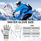 Snowflake Touch Screen Knit Gloves, Grey, Navy & Black – 3 Pairs