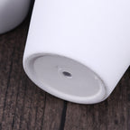 Small Terracotta Pots with Drainage Hole, 10 cm – Pack of 5, White
