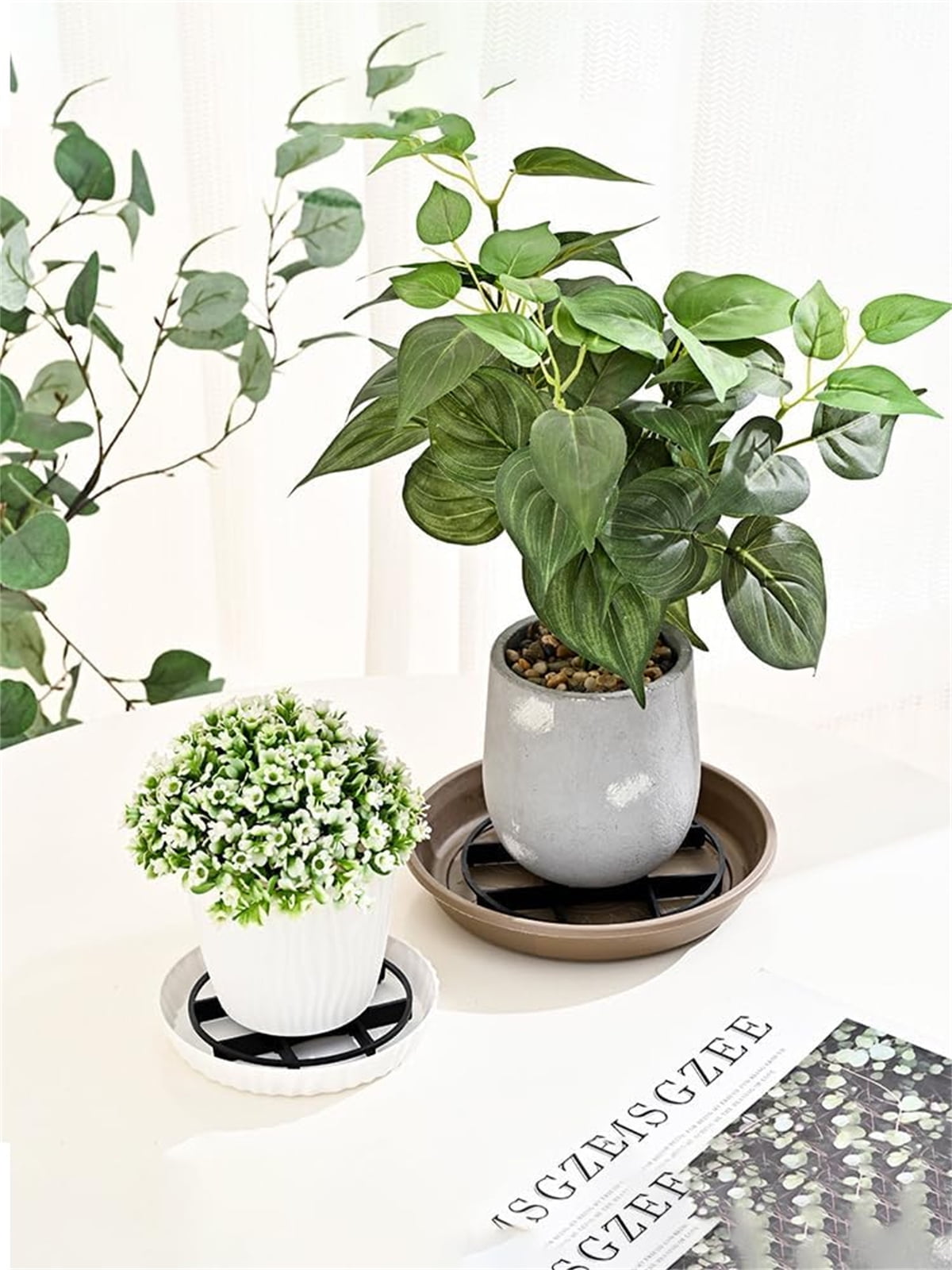 Pot Feet and Saucer Risers, 3 Sizes – Pack of 21