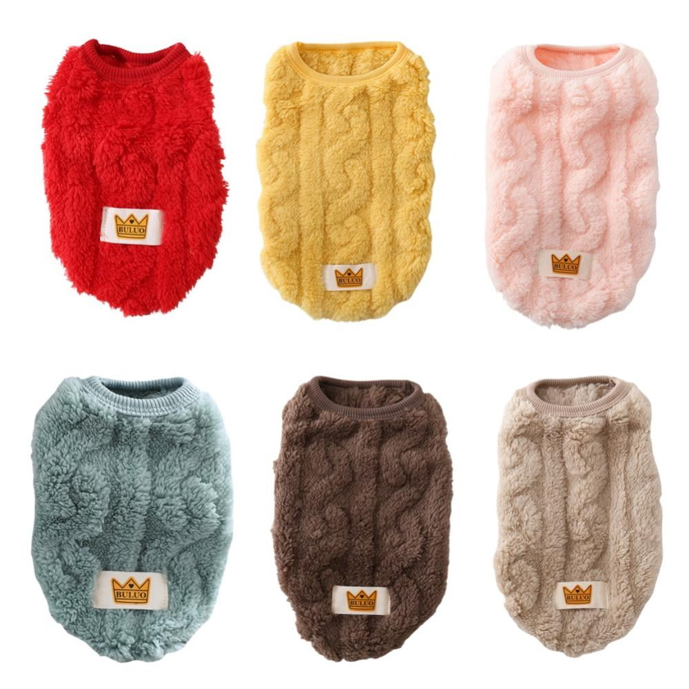 Knitted Cat & Small Dog Sweater, Brown – M