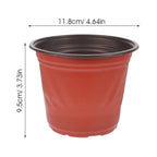Plastic Nursery Starter Pots, 11.8 cm – Pack of 50