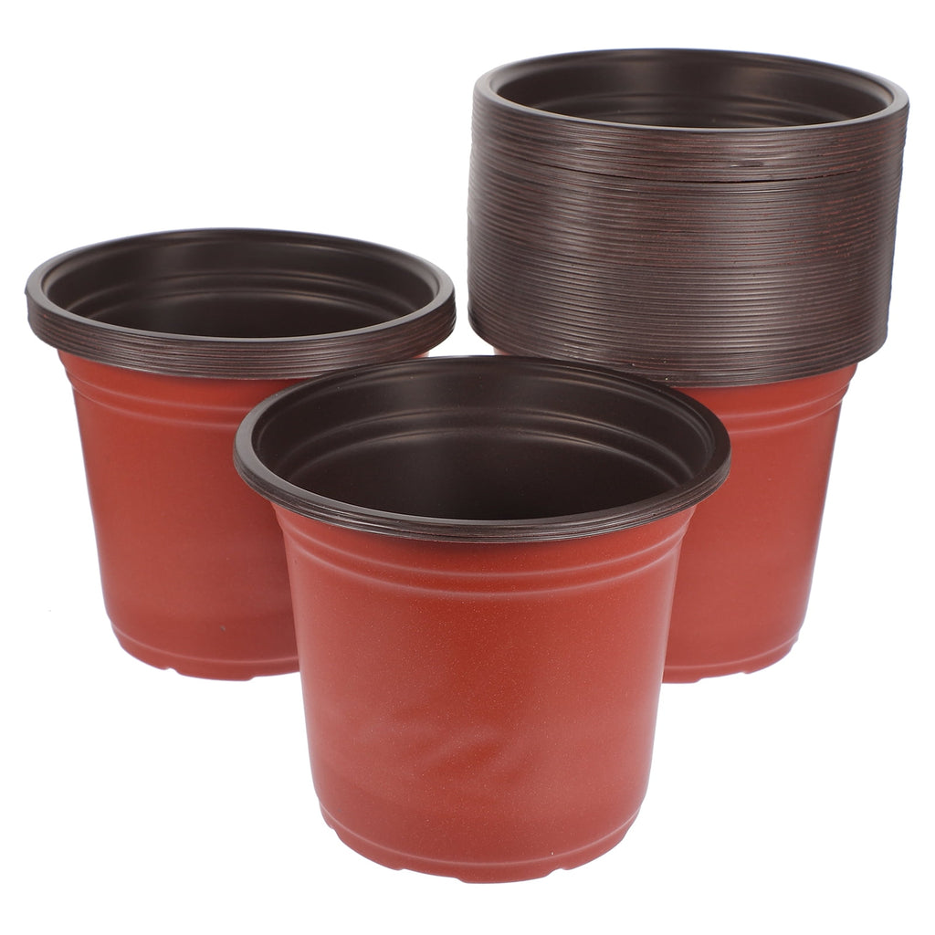 Plastic Nursery Starter Pots, 11.8 cm – Pack of 50