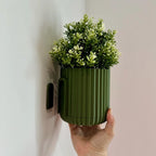 Minimalist Floating Wall Planter with Hidden Drip Tray