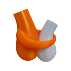 3D-Printed Hugging Vases, Decorative Desk Vase Pair – Style A